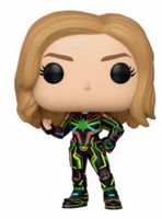 516 Captain Marvel Neon Marvel Comics Funko pop