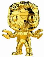 353 Gold Chrome Star Lord HT Marvel Comics Funko pop